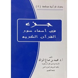 جزء في أسماء سور القرآن الكريم